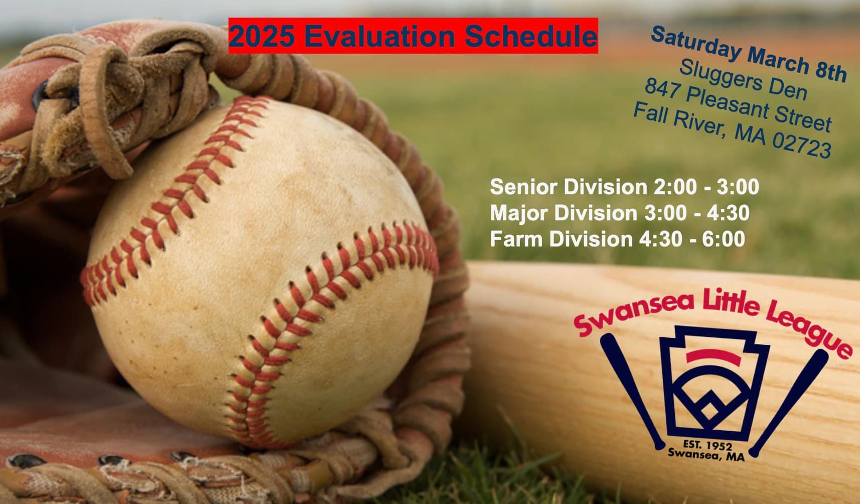 2025 Evaluation Schedule