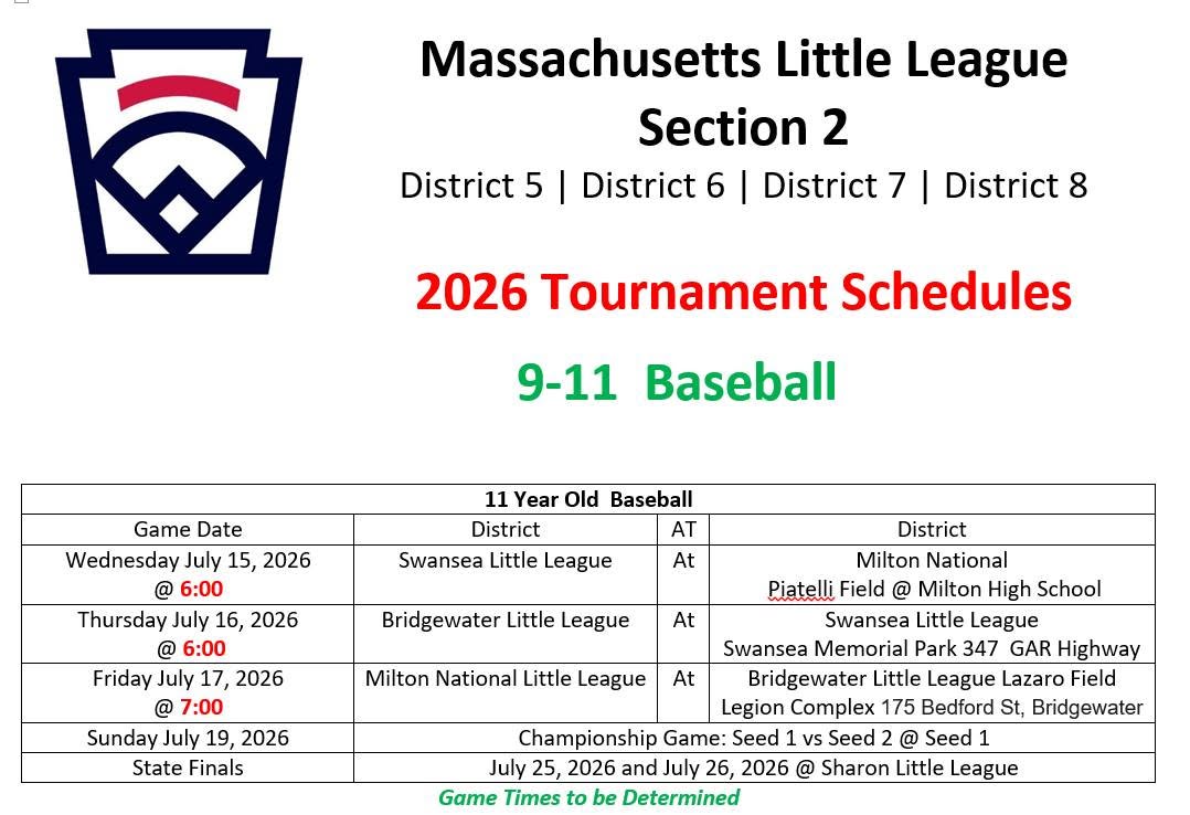 11U MA Sectionals Bracket